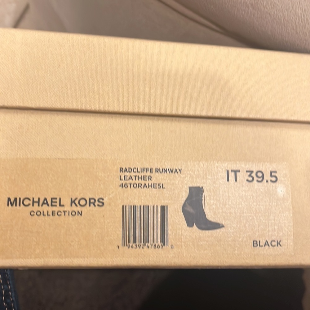 MICHAEL KORS Collection RADCLIFFE RUNWAY Leather Boots Sz 39.5 NIB - Picture 9 of 9